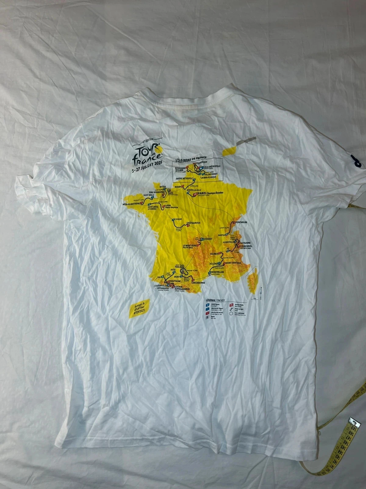 Witte T-shirt met Tour de France opdruk – photo 9
